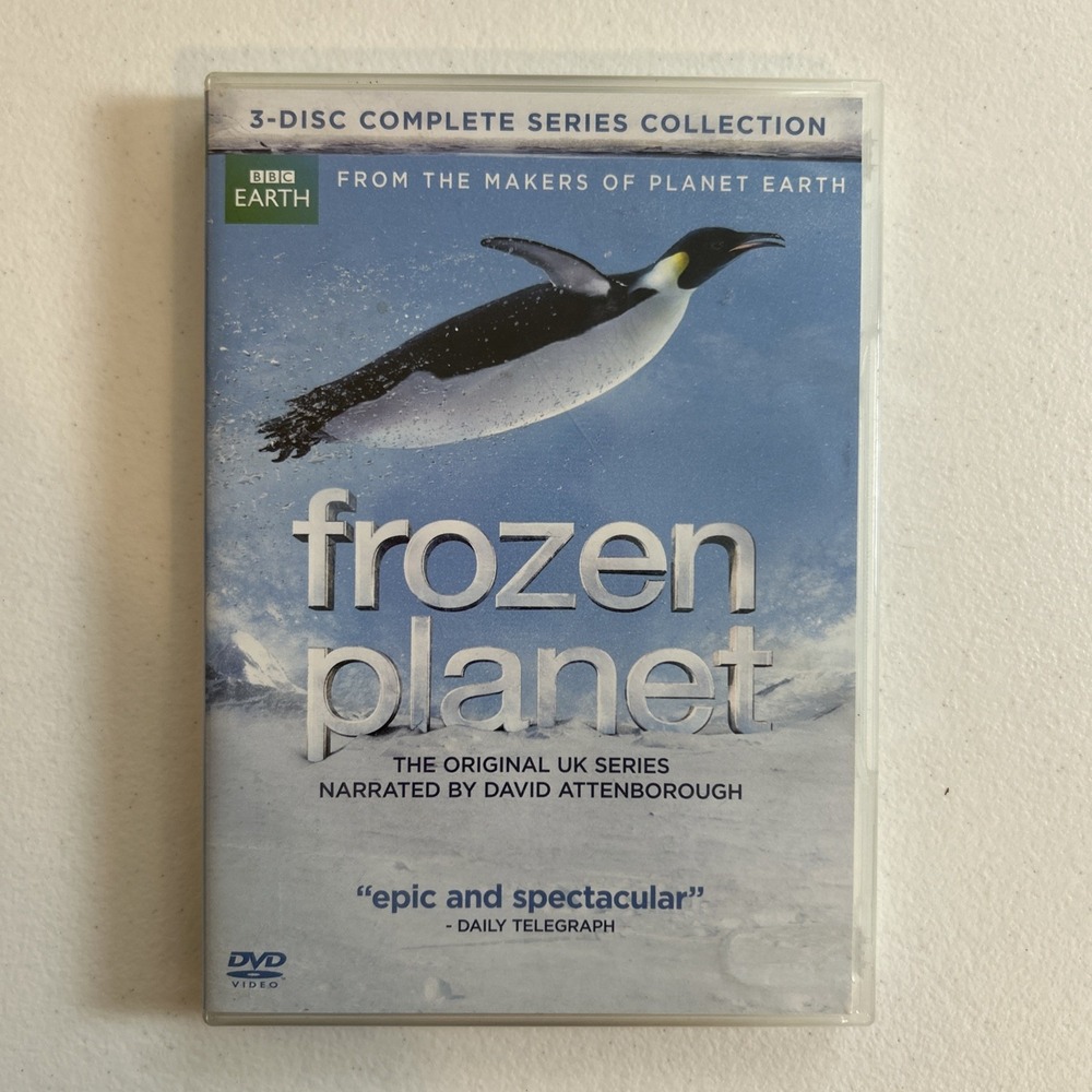Frozen Planet (DVD, 3-Disc Complete Series, 2011) BBC Earth Attenborough